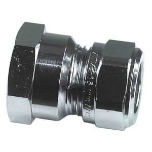 Puserrusliitin Gelia SK 1/2&quot; x 10 mm, Kromi