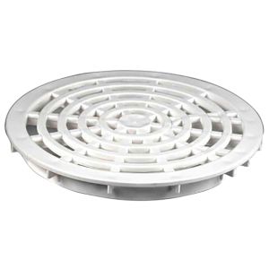 Lattiakaivon kansi matala valkoinen