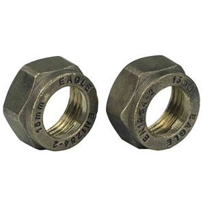 Puserrusmutteri Gelia 1/2&quot; × 15 mm 2 kpl/pss