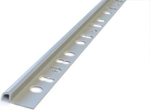 Laattalista Dione 250 cm pvc 8 mm harmaa