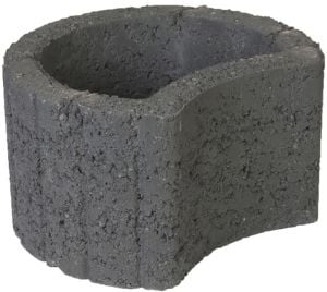 Ontelokivi 20 x 28 x 35 cm Antrasiitti
