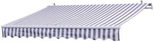 Nivelmarkiisi SunFun Harmaa/valkoinen 3 x 2 m