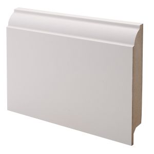 Jalkalista Maler Koski 19 x 113 x 2750 mm MDF Valkoinen