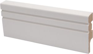 Jalkalista Maler Jana 16 x 58 x 2750 mm MDF Valkoinen
