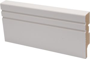 Jalkalista Maler Jana 16 x 70 x 2750 mm MDF Valkoinen