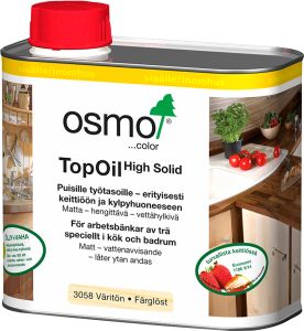 Öljyvaha TopOil Väritön Työtasoille