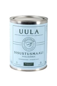 Sisustusmaali Uula 0,9 l Puolihimmeä Valkoinen
