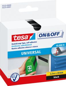Tarranauha Tesa Universal Musta 2,5 m x 20 mm