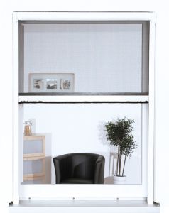 Hyönteisrullakaihdin ikkunaan Easy Life 130 x 160 cm Antrasiitti/Valkoinen