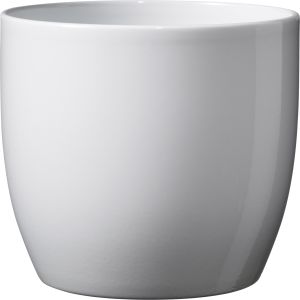 Suojaruukku Basel kiiltävä valkoinen 12 cm