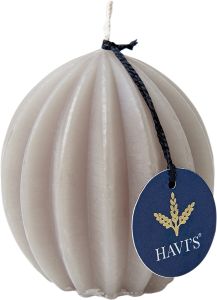 Vekkipallokynttilä Havi&#039;s 8,5 cm hiekka