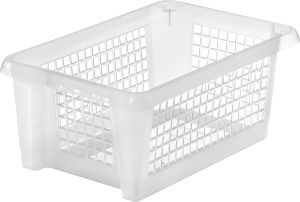 Pinottava kori SmartStore Basic L 42 x 28 x 17 cm Kirkas