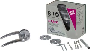 Väliovipainike Beslagsboden Matta kromi 3kpl