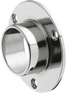 Putken päätykannatin Stabilit kromi 25 mm