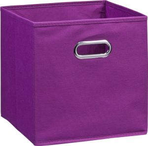 Kangaskori Zeller Lila 28 x 28 x 28 cm