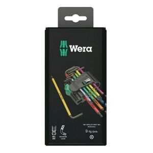 L-avainsarja Wera 967/9 TORX-SARJA TX8 - TX40 BO 9-OS Multicolour 1 SB