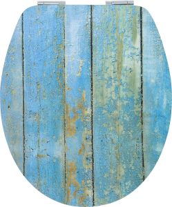 WC-istuinkansi Poseidon sininen lankku