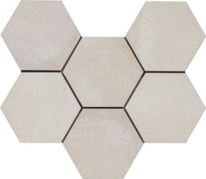 Lattialaatta Time 18 x 20 cm valkoinen