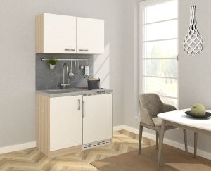 Minikeittiö Respekta 1 m valkoinen/ruskea