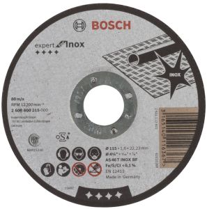 Katkaisulaikka Bosch Inox Stainless Steel and Metal 115 x 1,6 mm
