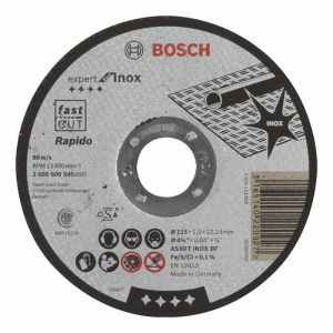 Katkaisulaikka Bosch Inox Stainless Steel and Metal 1,0 x 115 mm