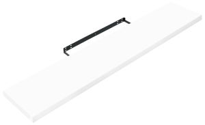 Seinähylly Regalux XL4 valkoinen korkeakiilto 3,8 x 23,5 x 118 cm