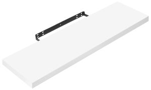 Seinähylly Regalux XL4 valkoinen korkeakiilto 3,8 x 23,5 x 79,5 cm