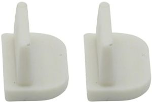 Päätykappale Expo Ambiente valkoinen 13 mm 2 kpl