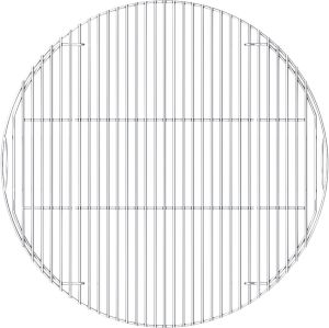 Grilliritilä Kingstone 57 cm taittuva