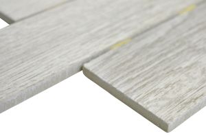 Mosaiikki Brick Puukuosi Vaaleanharmaa