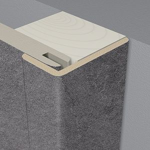 Ulkokulmalista Logoclic Torino 22 x 42 x 2600 mm