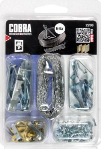Kuvakoukkulajitelma Cobra Nail&#039;N Hooks 66-os.