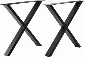 Pöydänjalat Pur Iternal Black Edition X-malli 2 kpl
