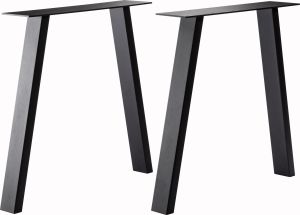 Pöydänjalat Pur Iternal Black Edition U-malli 2 kpl