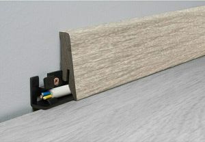 Jalkalista Logoclic Aquaprotect K58 Nature Oak 18 x 58 x 2600 mm