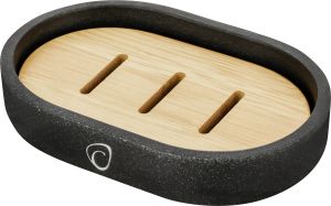 Saippuakuppi Camargue Vero Bambu/Antrasiitti 12 x 8 cm