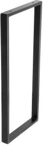 Pöydänjalka Wagner System Musta 710 x 300 mm