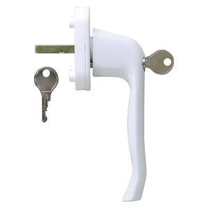 Ikkunapainike Solid Elements lukittava hopea