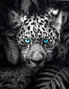 Sisustustaulu Reinders 84942 Blue Eyed Leopard 40 x 50 x 2 cm