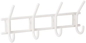Seinänaulakko Walteco Valkoinen 4 koukkua