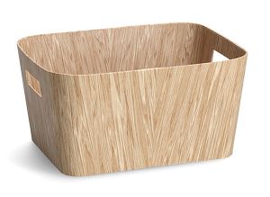 Säilytyslaatikko Zeller puujäljitelmä 30,5 x 22,9 x 15,2 cm