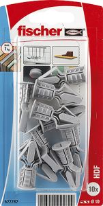 Levykiinnike Fischer HDF-K 10 x 35 mm 10 kpl/pkt