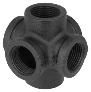 6T-kappale Walteco RT-25 musta Ø 25 mm
