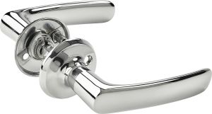 Ulko-ovenpainike Habo A2560 Jousella Kromi