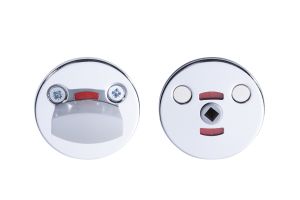 WC-vääntönuppi Abloy 001CR Kromi