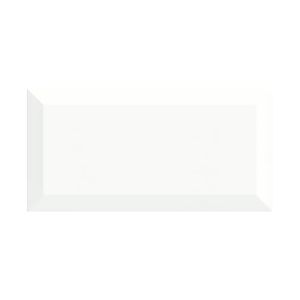 Seinälaatta Metro kiiltävä valkoinen 10 x 20 cm