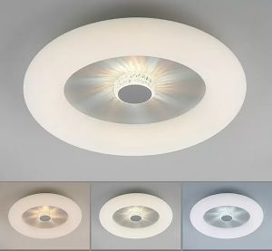 Plafondi Just Light Vertigo valkoinen Ø 50 cm