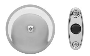 Ovikello Abloy DF64 ruostumaton teräs Ø 70 mm