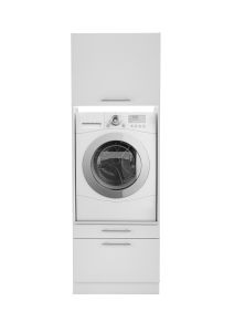 Pesukonekaappi Respekta Clara valkoinen 67,4 x 200 cm