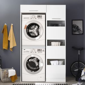 Pesutornikaappi Respekta Clara + 4-ovinen kaappi